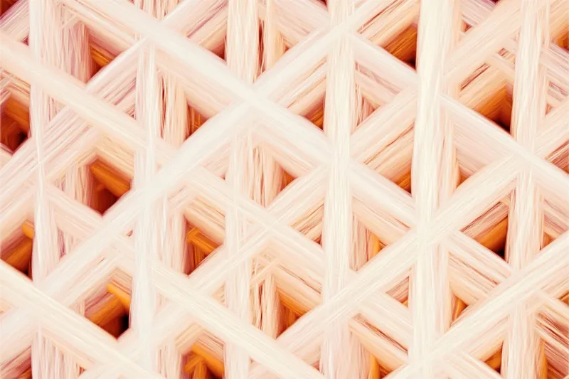Estructura abstracta de capas superpuestas